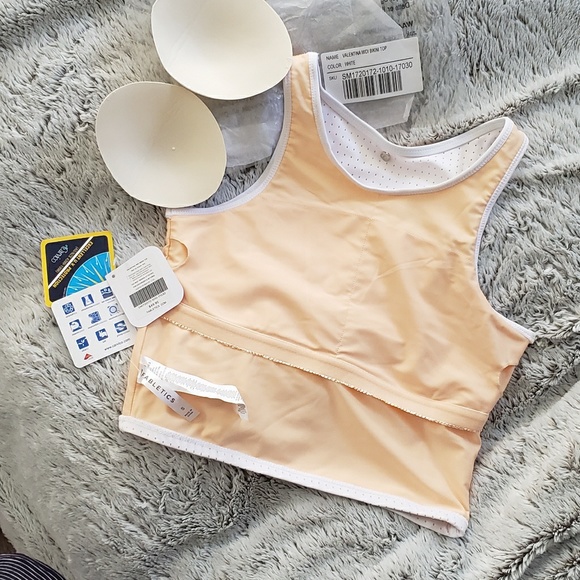 SOLD White crop top midi bra - Picture 6 of 8